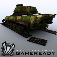 Preview image for 3D product Game Ready King Tiger 07